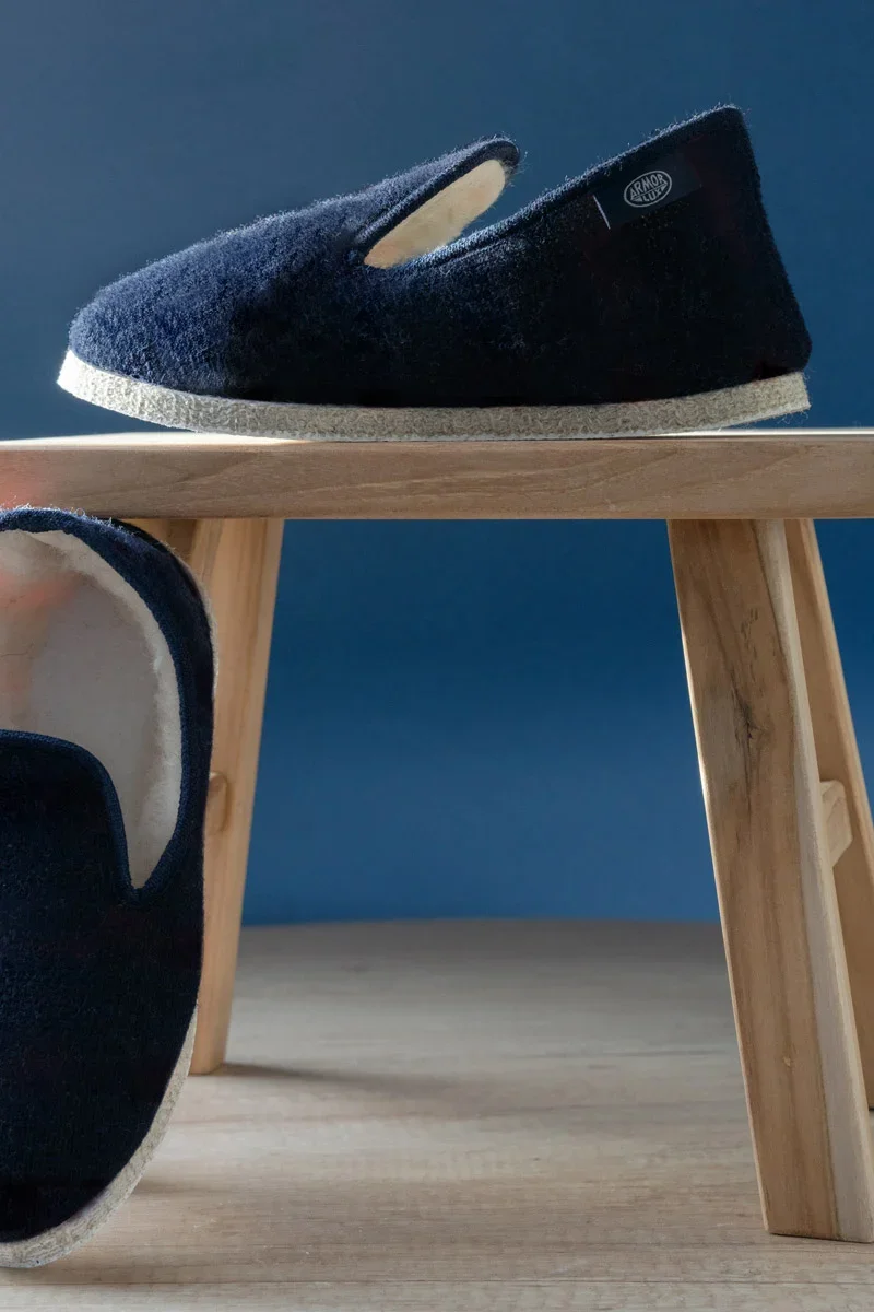 Classic Chaussons uni du 44 au 48 - laine Crafted