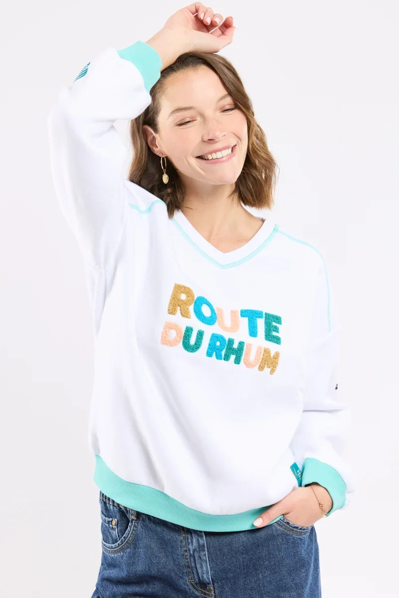 Traditional Sweat brodé Route du Rhum - Destination Guadeloupe Comfortable