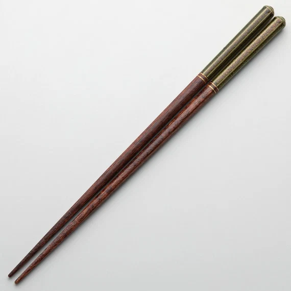 Comfortable OCTAGONAL CHOPSTICKS 23CM GR Green