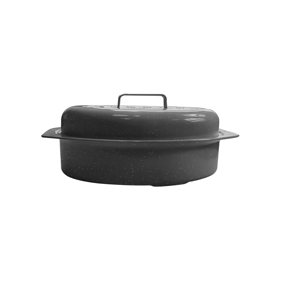 Artisan À la Cuisine - 13 Oval Enamel Roaster with Lid Selected