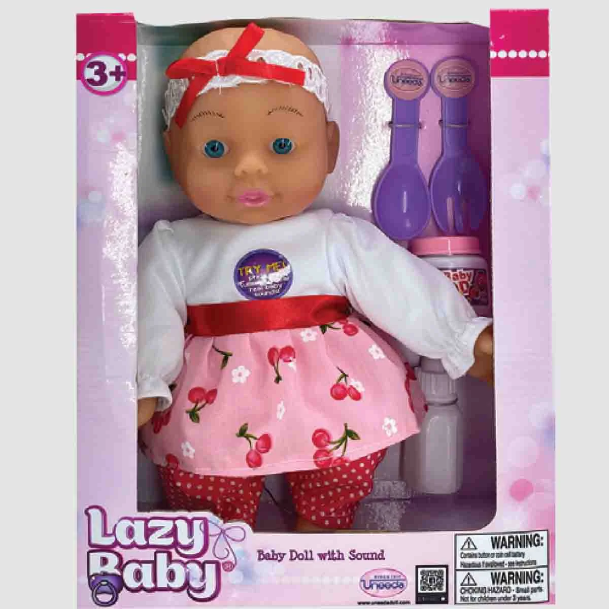 Superior 11 Lazy Baby Doll with 4 Sounds – Assorted Styles Casual