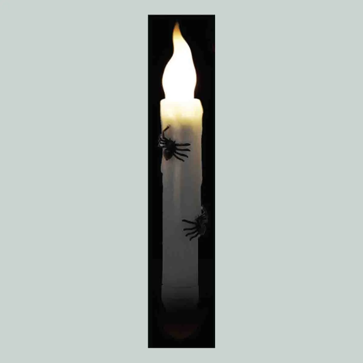 Trendy Set Of 3 Hanging Tapered Candles With Spiders High-End