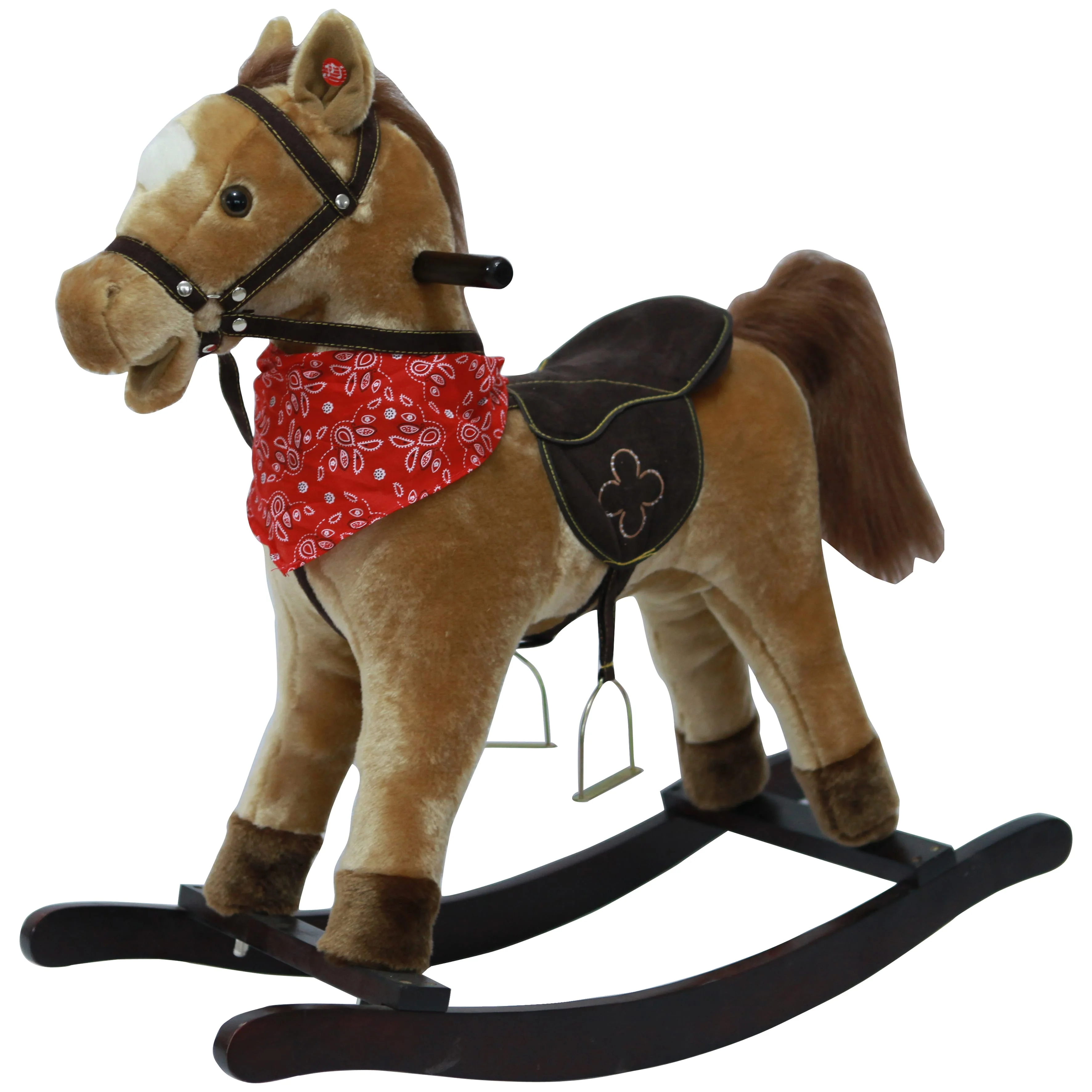 Sustainable ROCKING PONY WITH DELUXE SADDLE SEAT H64CM 74X30X66CM Long-Lasting