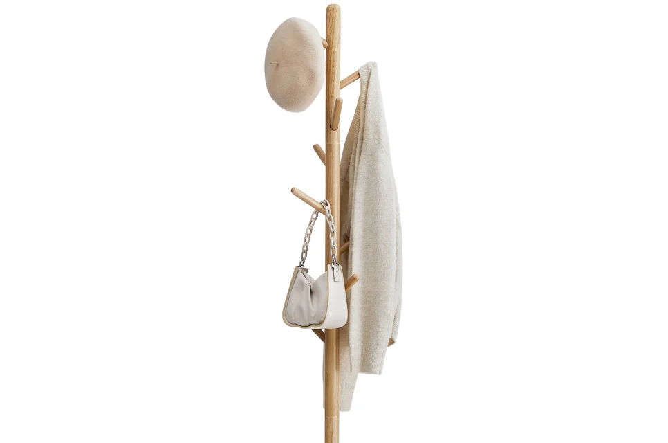 Unique VASAGLE VASAGLE Perchero de Madera Maciza Modern