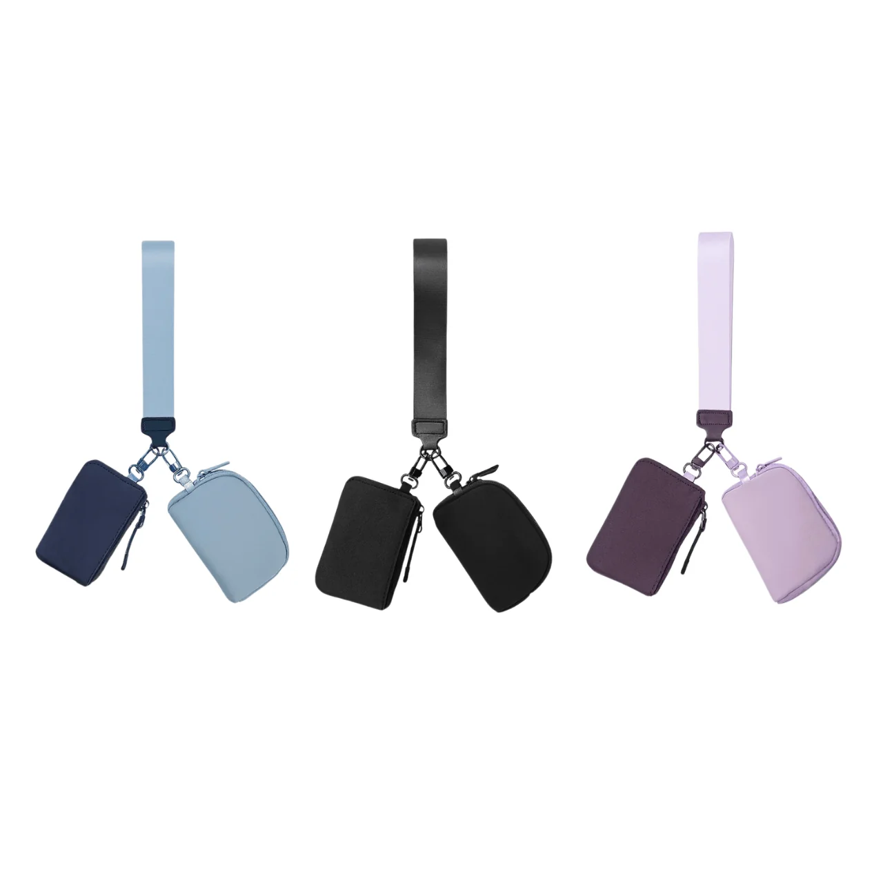 Sustainable Dual Pouch Wristlet Set Responsible
