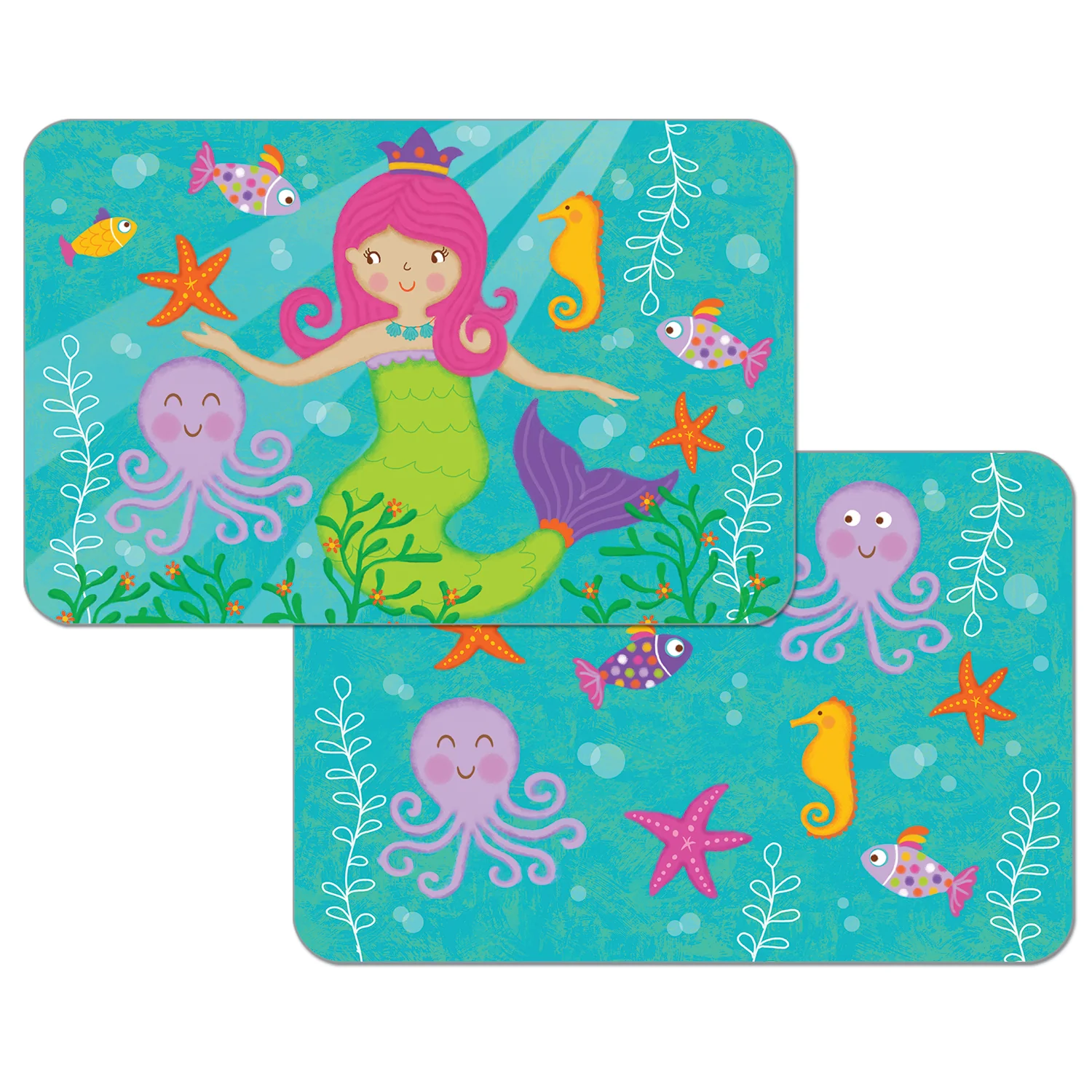 Sustainable REVERSIBLE PLACEMAT KID 39 S MERMAID Convenient
