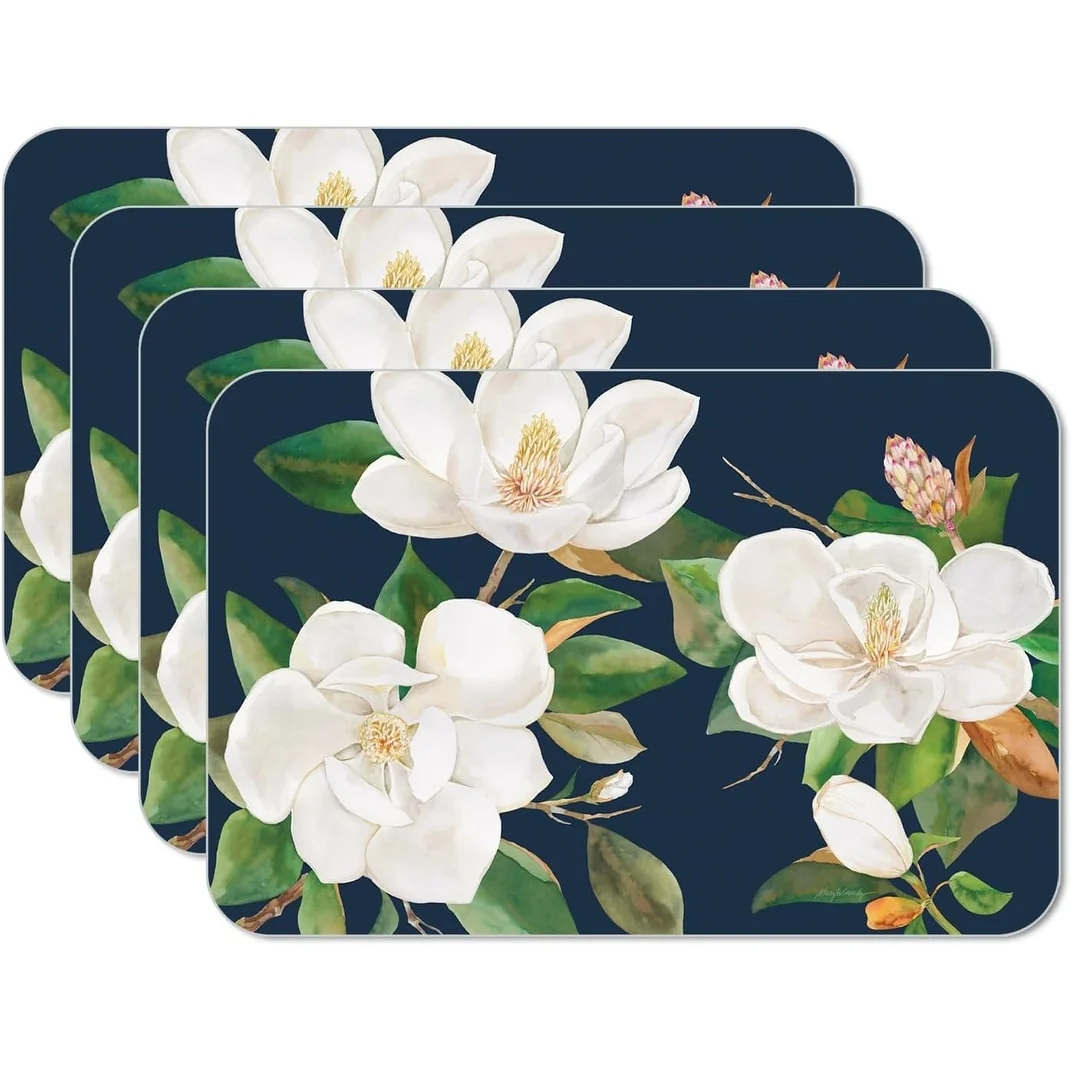 Specialty REVERSIBLE PLACEMAT MAGNOLIAS Professional