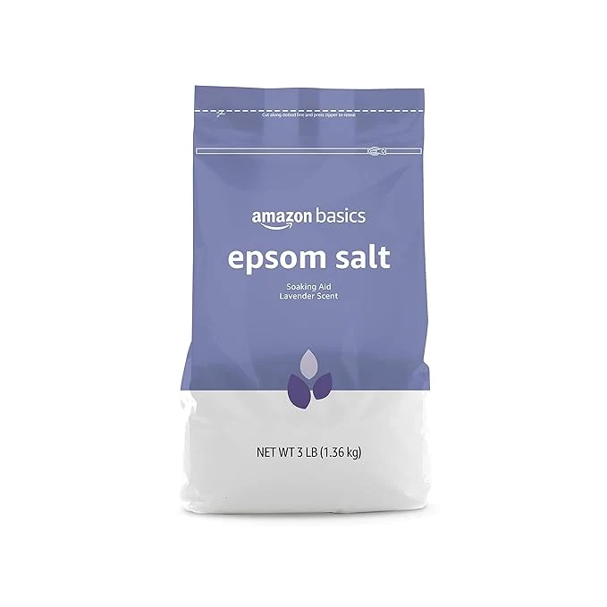Sophisticated Amazon Basics Epsom Salt Soaking Aid Lavender Scented Relax Relief Superior