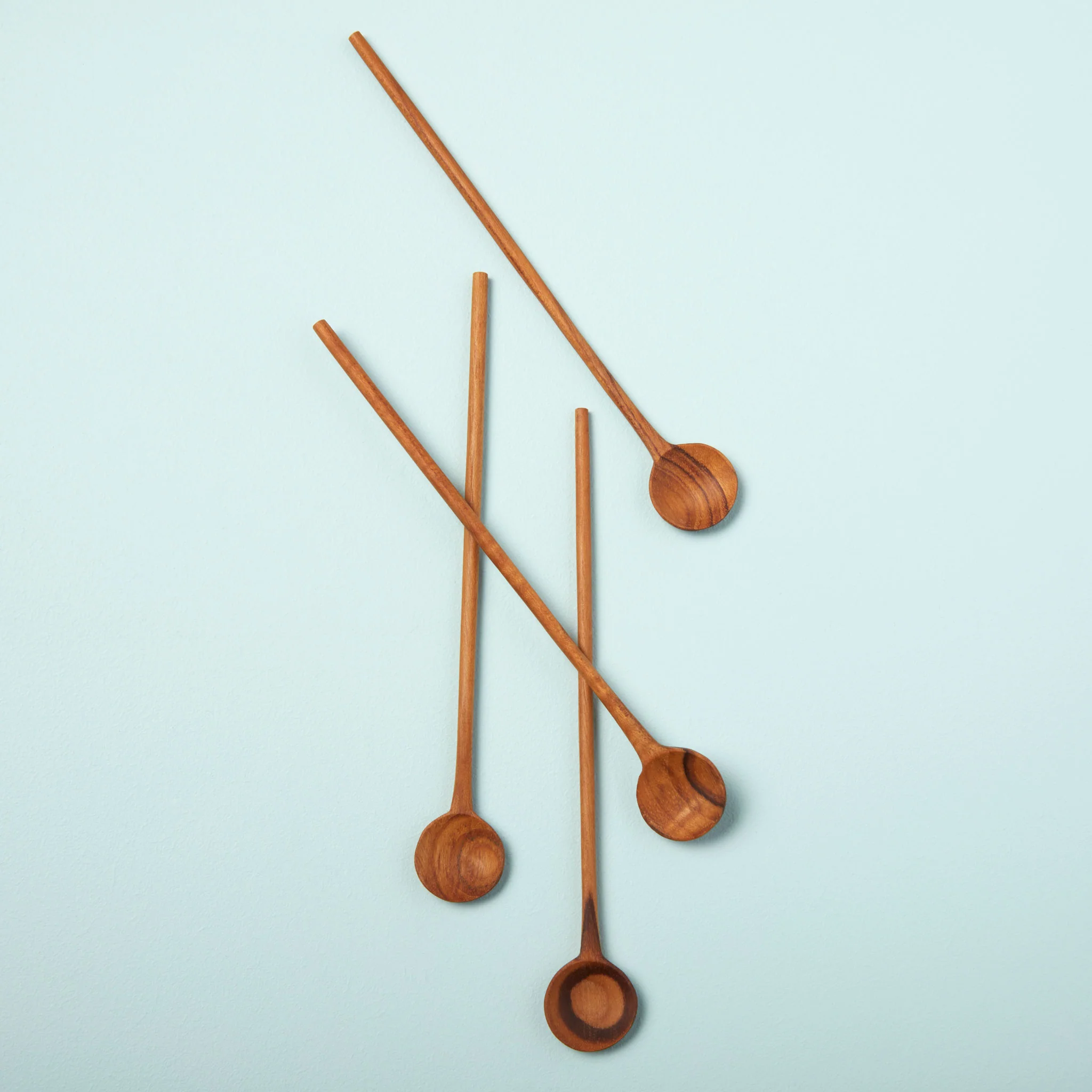 Soft Teak Stirrers Set of 4 Reliable