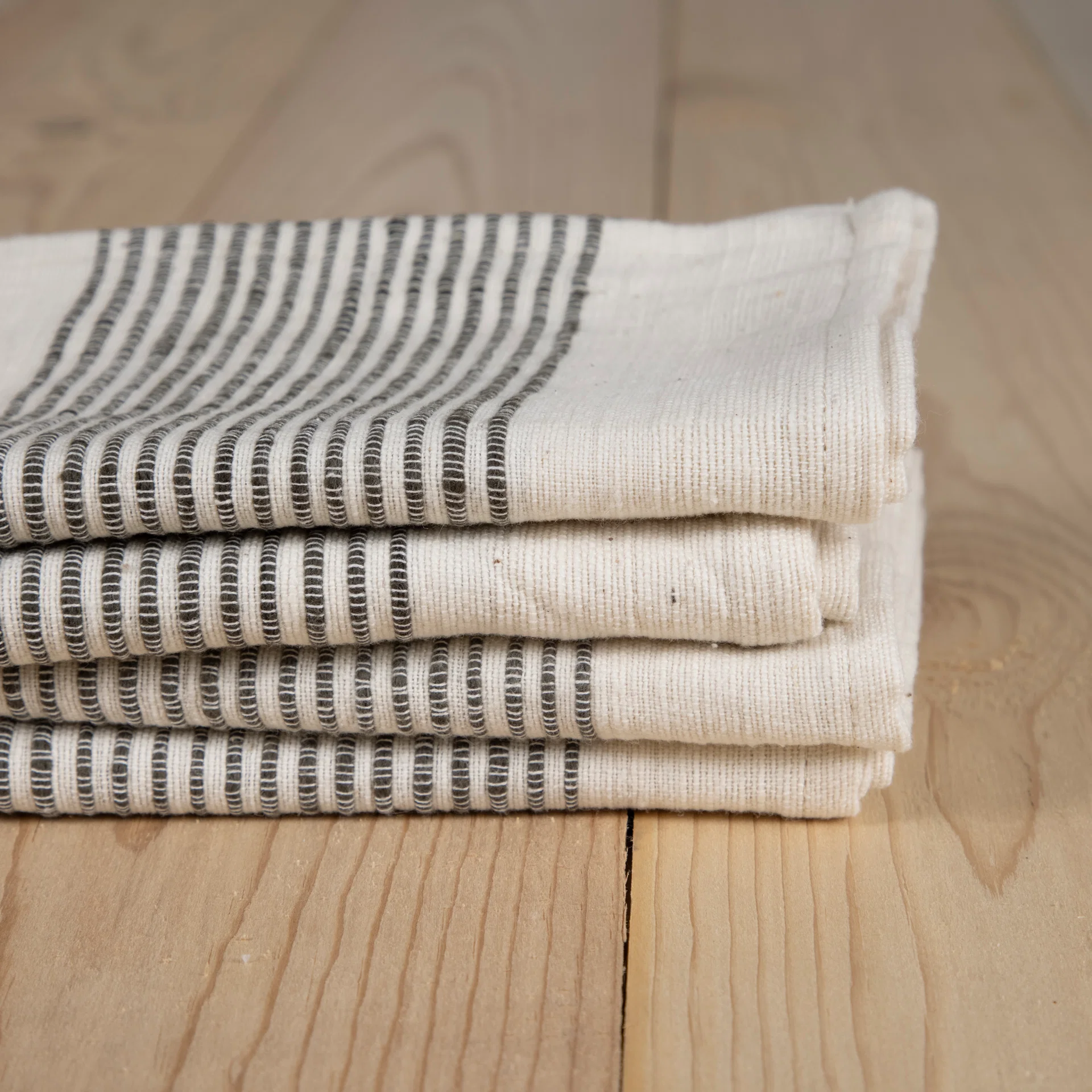 Authentic Riviera Napkins Grey Set of 4 Modern