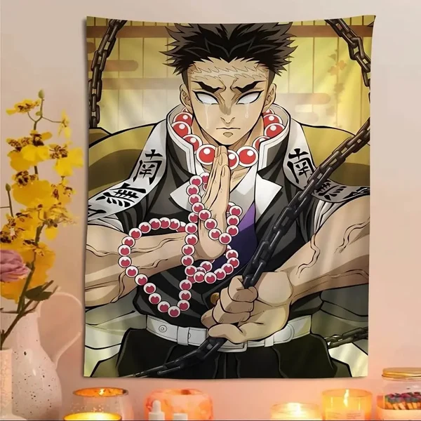 Stylish Gyomei Himejima Meditation Wall Flag Professional