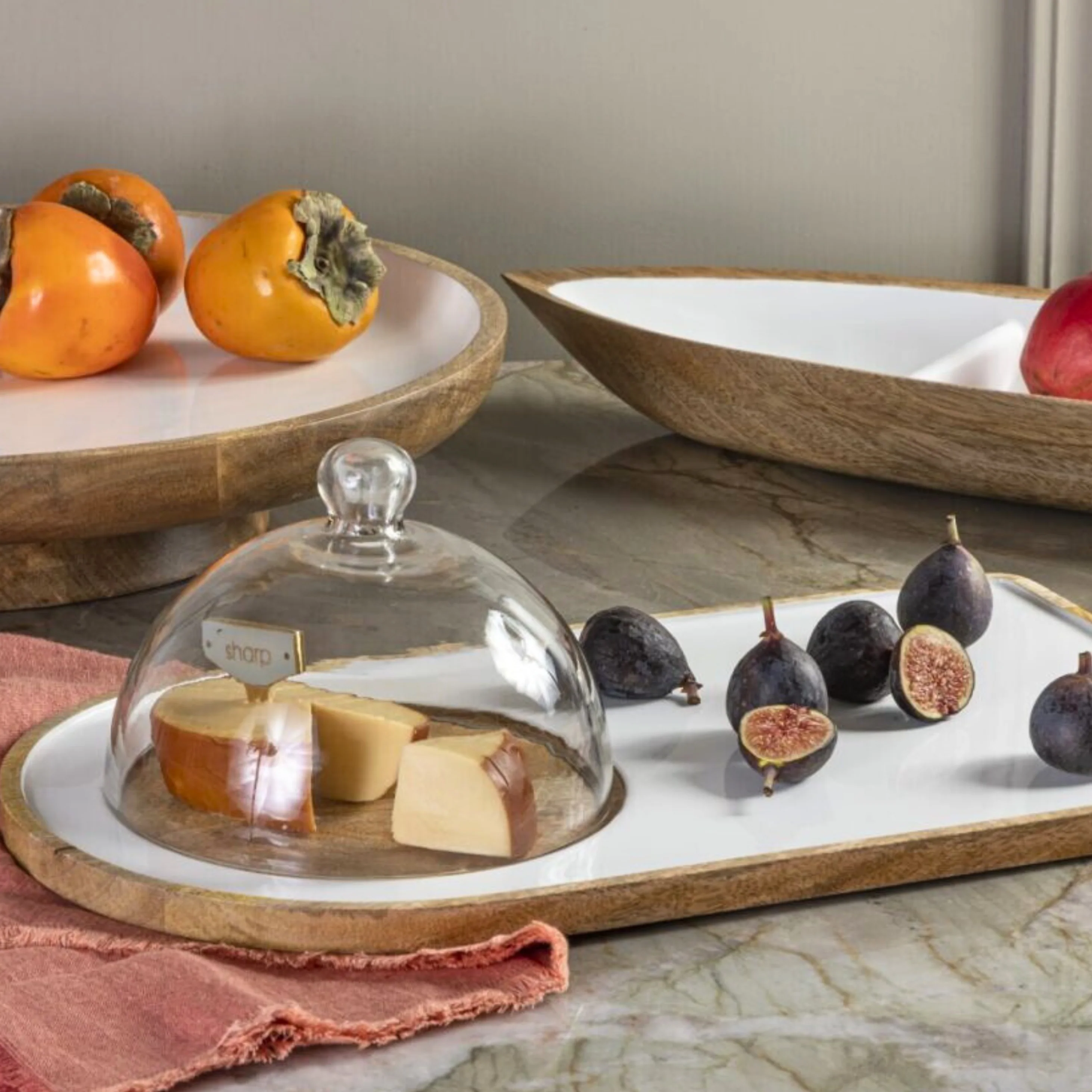 Crafted Madras Classic Cheese Cloche Expertly Made
