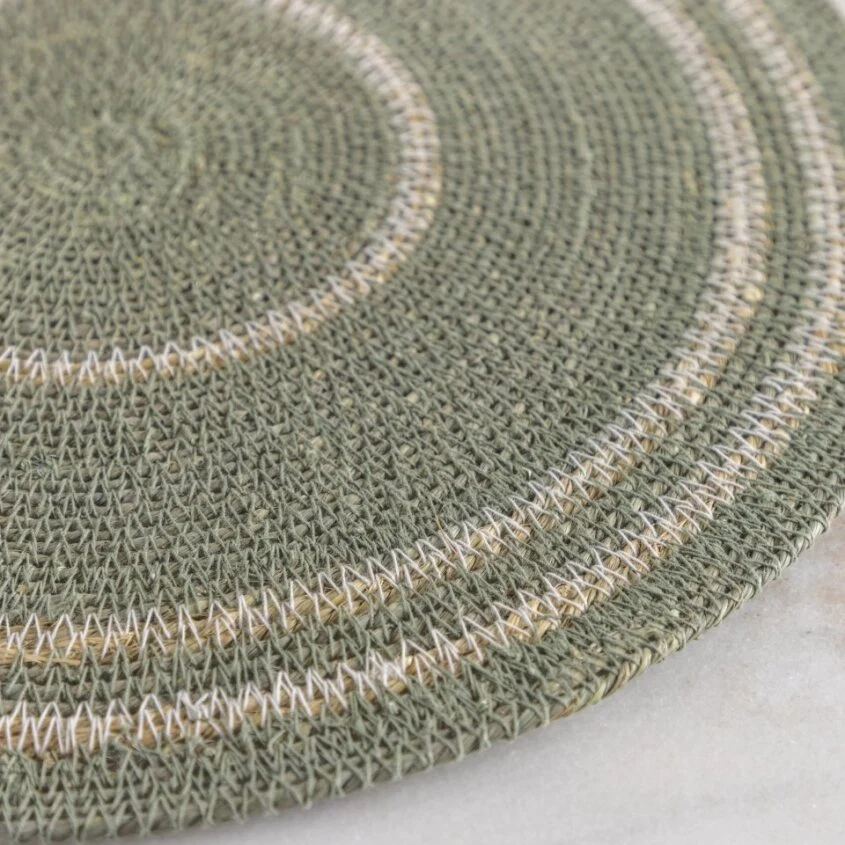 Crafted Hydra Placemat Seafoam Authentic