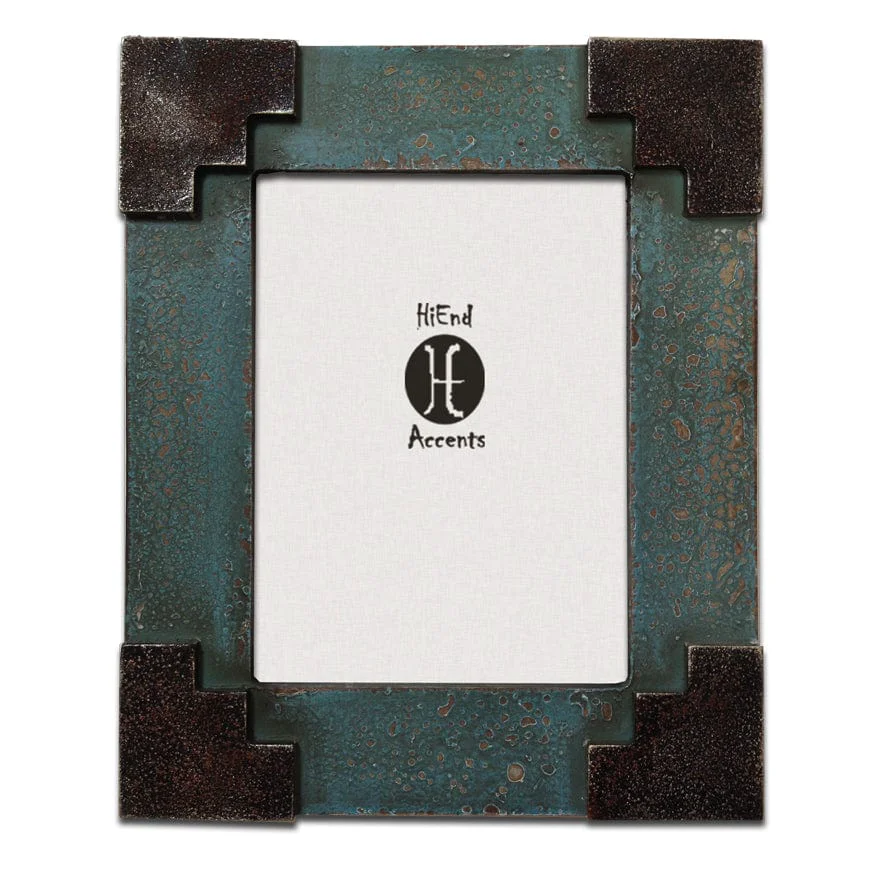 Detailed Santa Fe Corner Southwest Picture Frame Elegant
