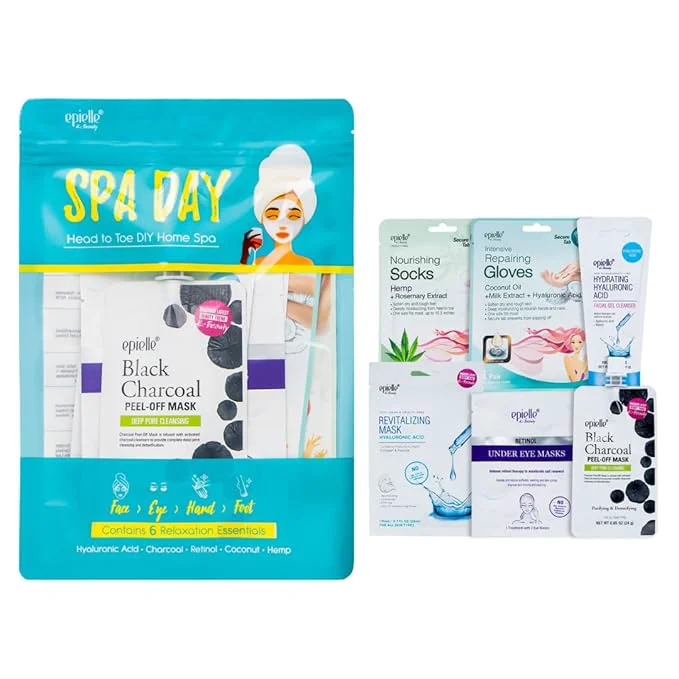 Classic Epielle Spa Day Kit 6 Relaxation Essentials Hydrating Detoxifying Traditional