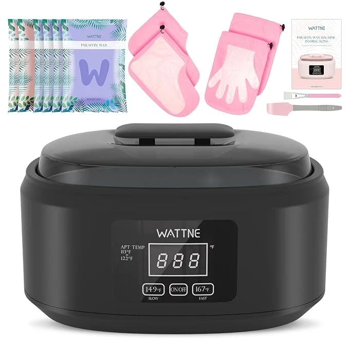 Convenient Paraffin Wax Machine for Hand and Feet -Paraffin Wax Warmer Moisturizing Kit Traditional