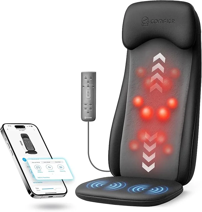 Unique COMFIER Shiatsu Massage Cushion Green