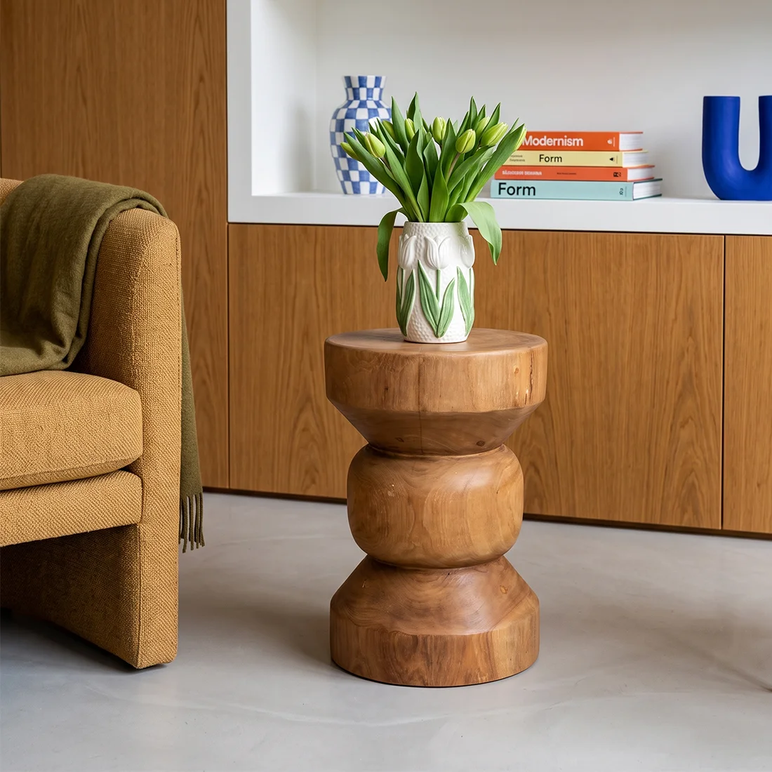 Authentic Forma teak bijzettafel Ritari naturel Innovative