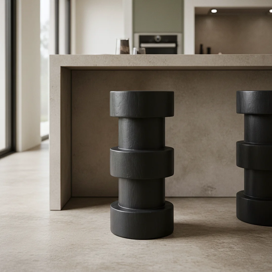 Sustainable Forma barkruk Totoma zwart Expertly Made