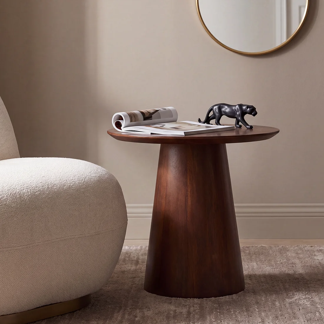 Artisan Bullnose bijzettafel Cone 50 cm Optimized