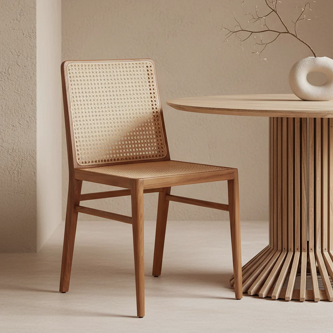 Unique Nova eetkamerstoel naturel High-Grade