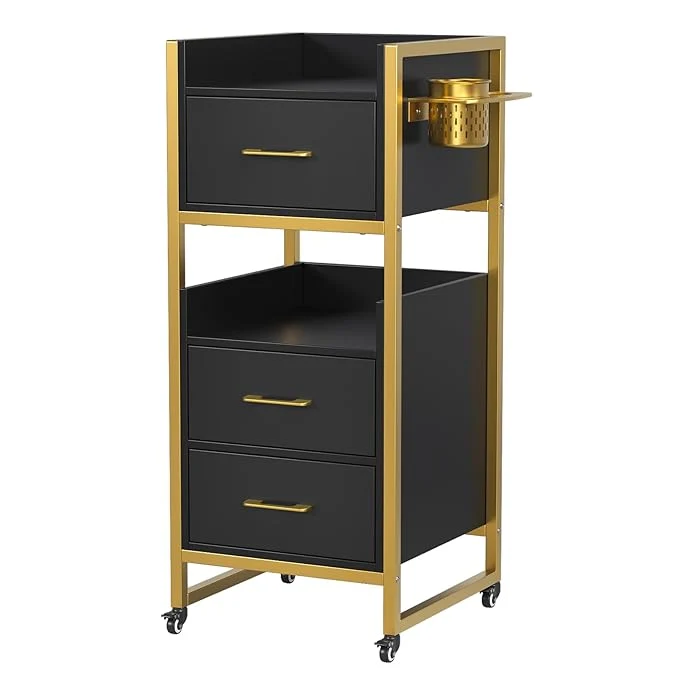 Sophisticated OmySalon Salon Trolley Cart Hair Styling Station Exclusive