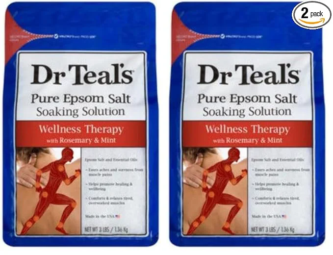 Detailed Dr Teal's Epsom Salt Magnesium Soak Wellness Therapy Trendy