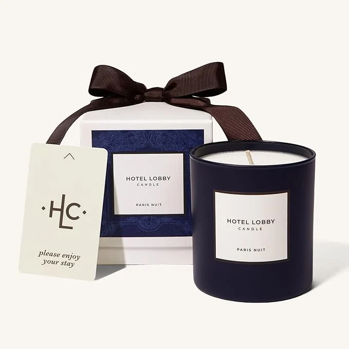 Artisan Hotel Lobby Paris Nuit Candle – Luxury Hand-Poured 9.75oz Soy Wax Healthy
