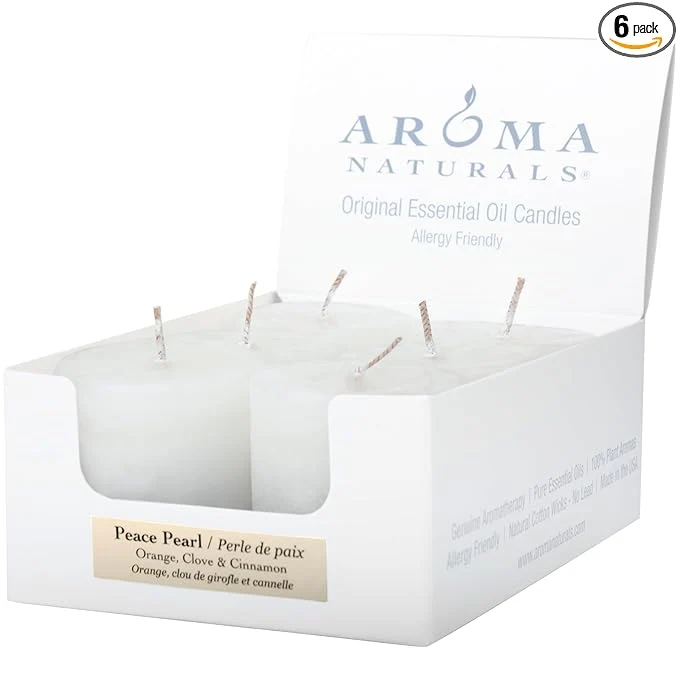 Trendy Aroma Naturals Votive Candles Enhanced