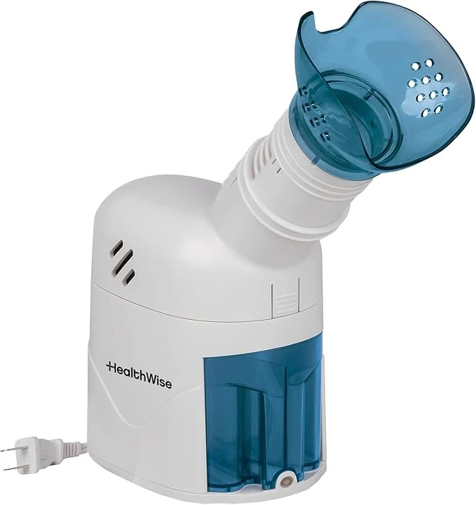 Authentic HealthWise Steam Inhaler Respiratory Vapor Therapy Sinus Pressure Congestion Safe