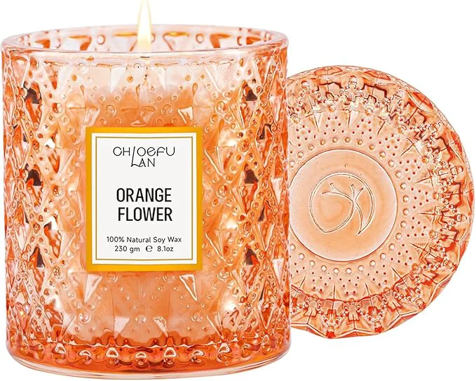 User-Friendly Chloefu LAN Orange Blossom Candle Natural Soy Scented Candles Responsible