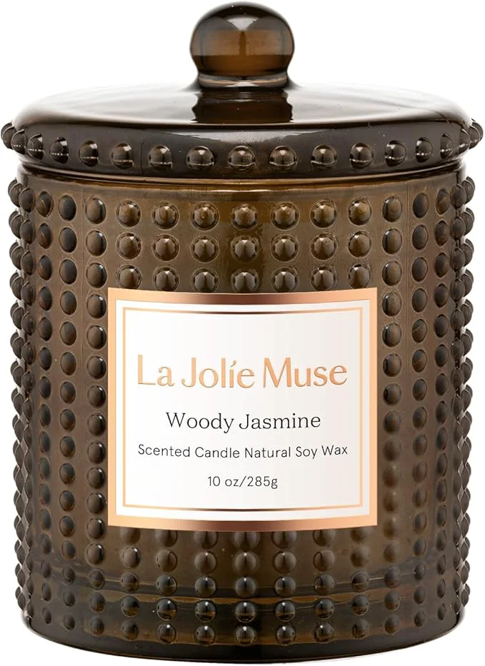 Durable LA JOLIE MUSE Woody Jasmine Candles Superior