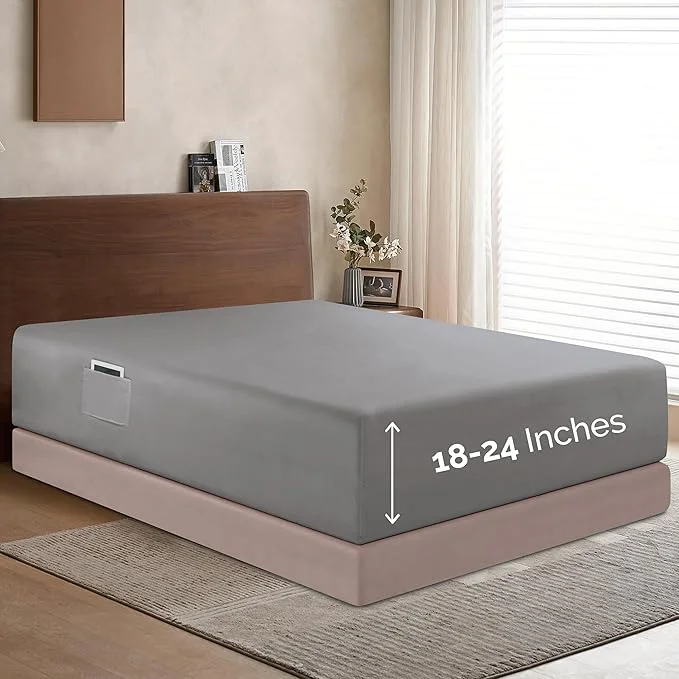 Sustainable Elegant Comfort 1500 Premium Hotel Quality 18-24 Inches Deep Efficient