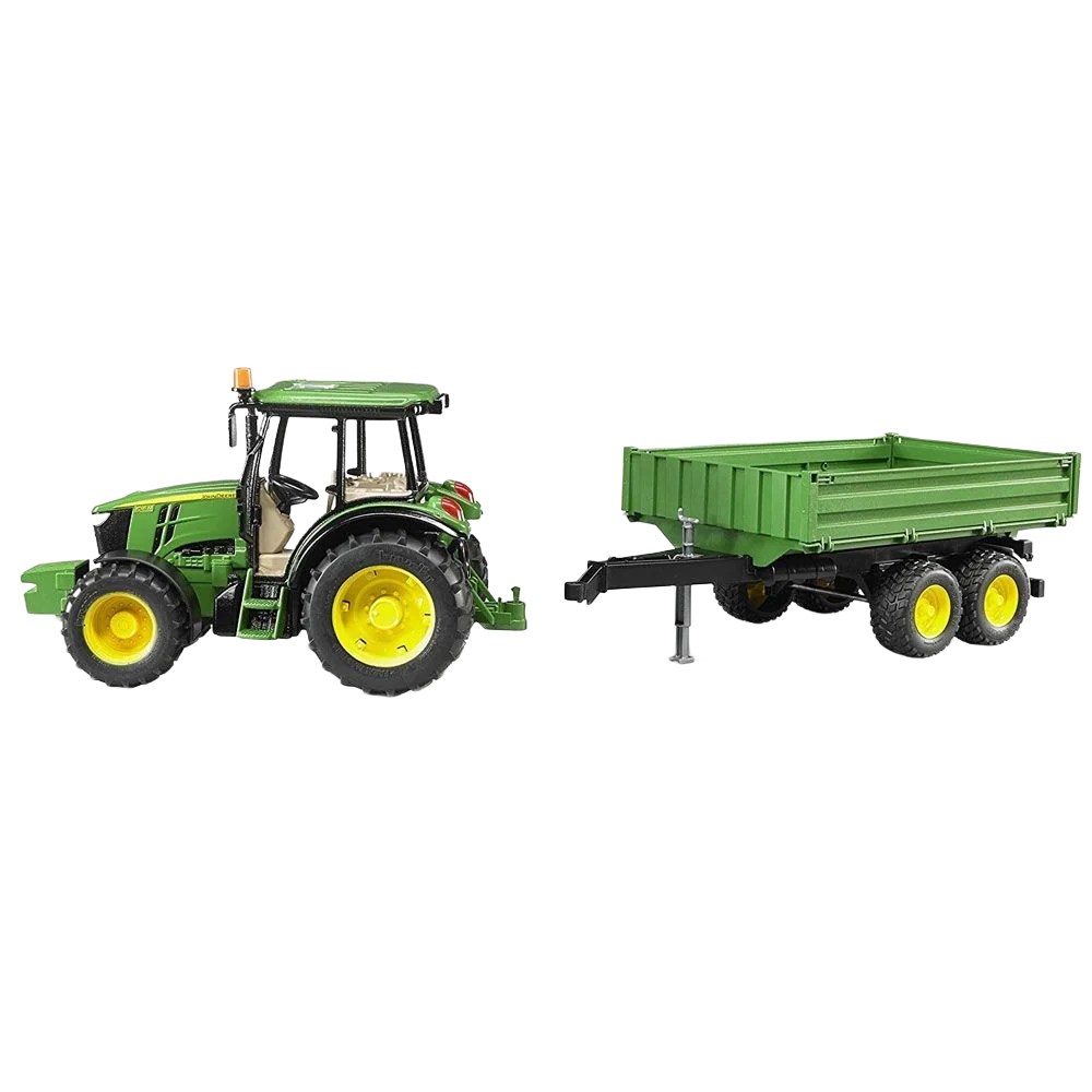 Consistent Bruder John Deere 5115M Tractor with Trailer Reliable