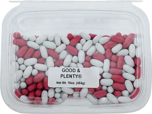Unique JLM Good Plenty Candy 16 oz. Modern