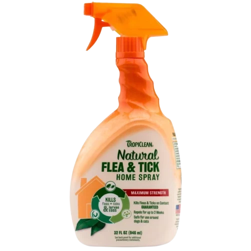 Casual TropiClean Natural Flea Tick Max Strength Home Spray 32 oz. Detailed