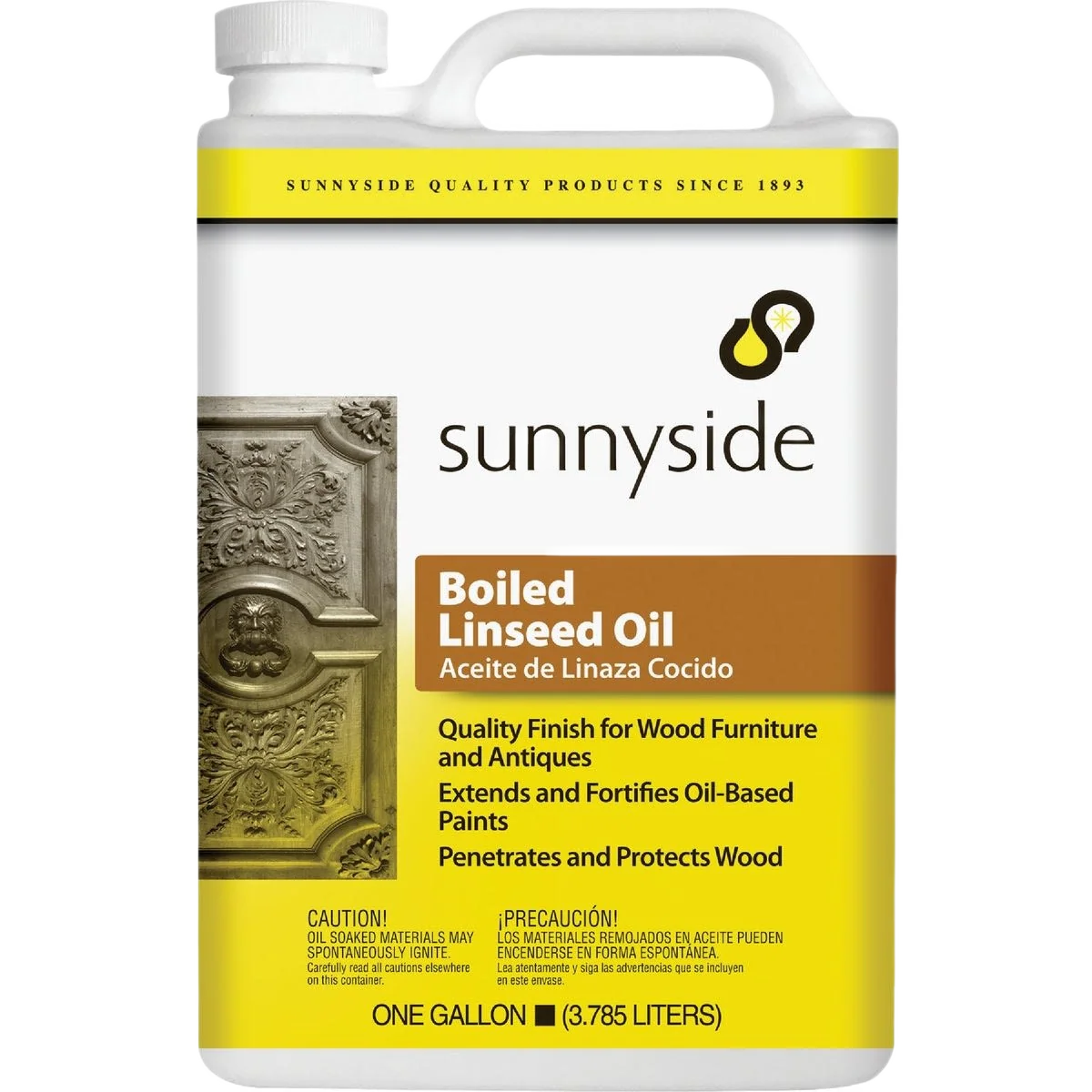 Carefully Designed Sunnyside Boiled Linseed Oil 1 Gallon Genuine