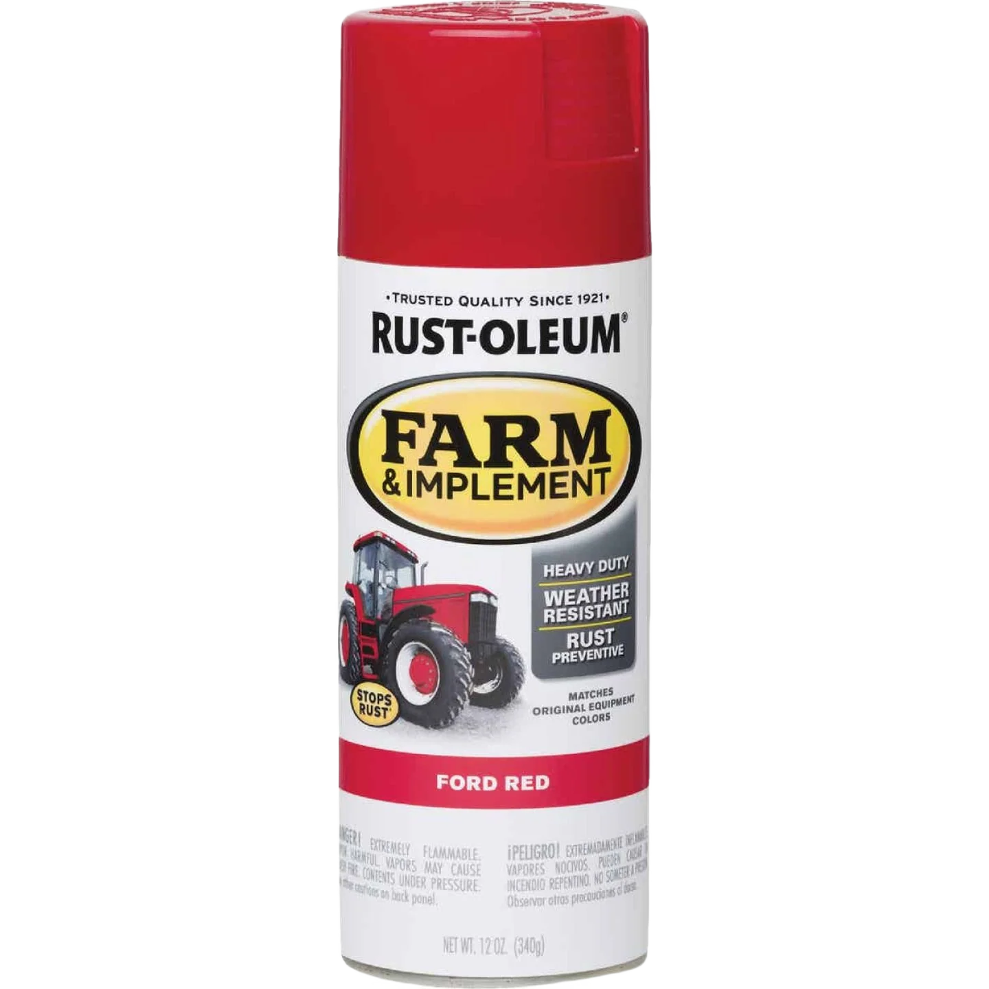Top-Quality Rust-Oleum Farm Implement Ford Red Spray Paint 12 oz. Healthy