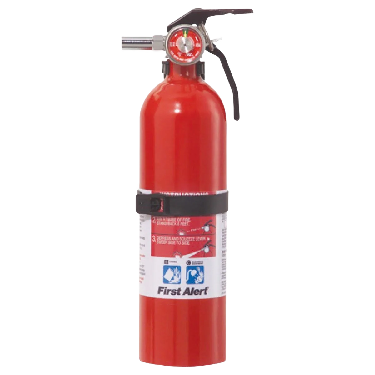 Crafted First Alert Rechargeable Recreation Fire Extinguisher Minimalist