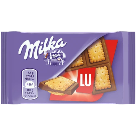 Contemporary Milka Lu Biscuit Milk Chocolate Bar Organic
