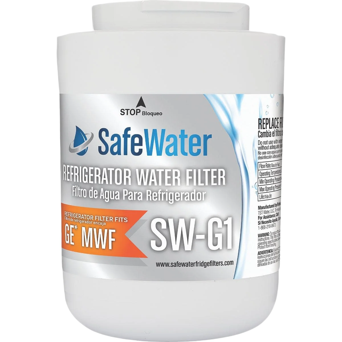 Stylish SafeWater SW-G1 GE Refrigerator Water Filter Luxury