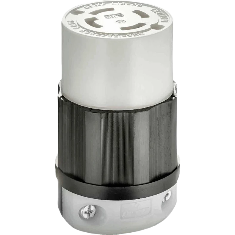Trendy Leviton 30 Amp 4-Wire 3-Pole Industrial Grade Locking Cord Connector Unique