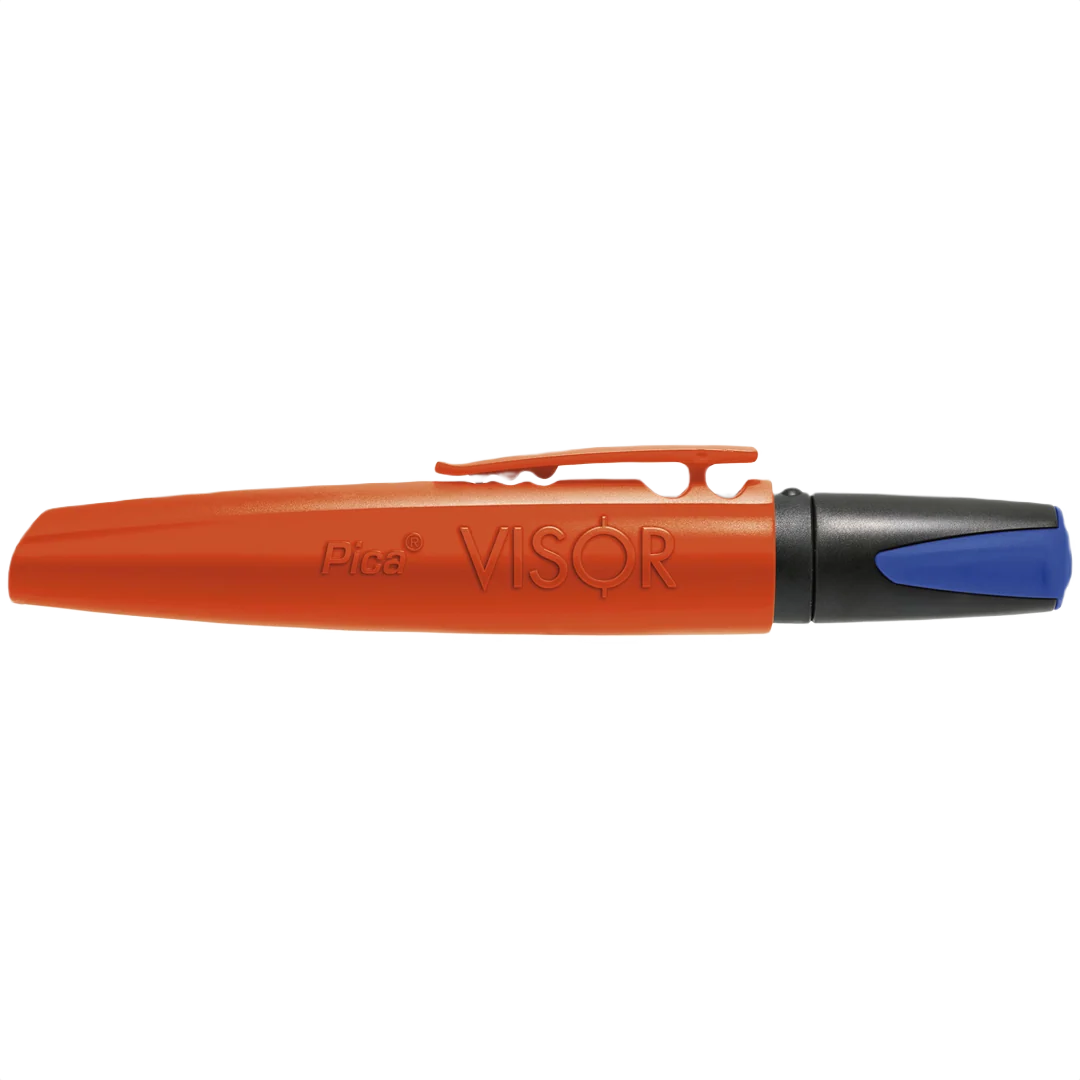 Stylish Pica Visor Permanent Marker Blue Comfortable