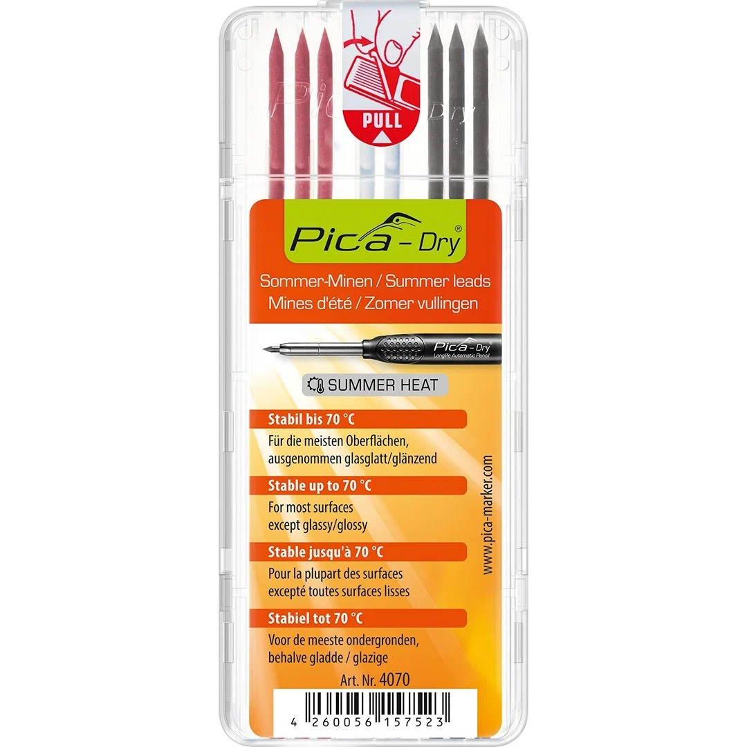 Crafted Pica Dry Summer Heat Refill Leads 8PK Convenient