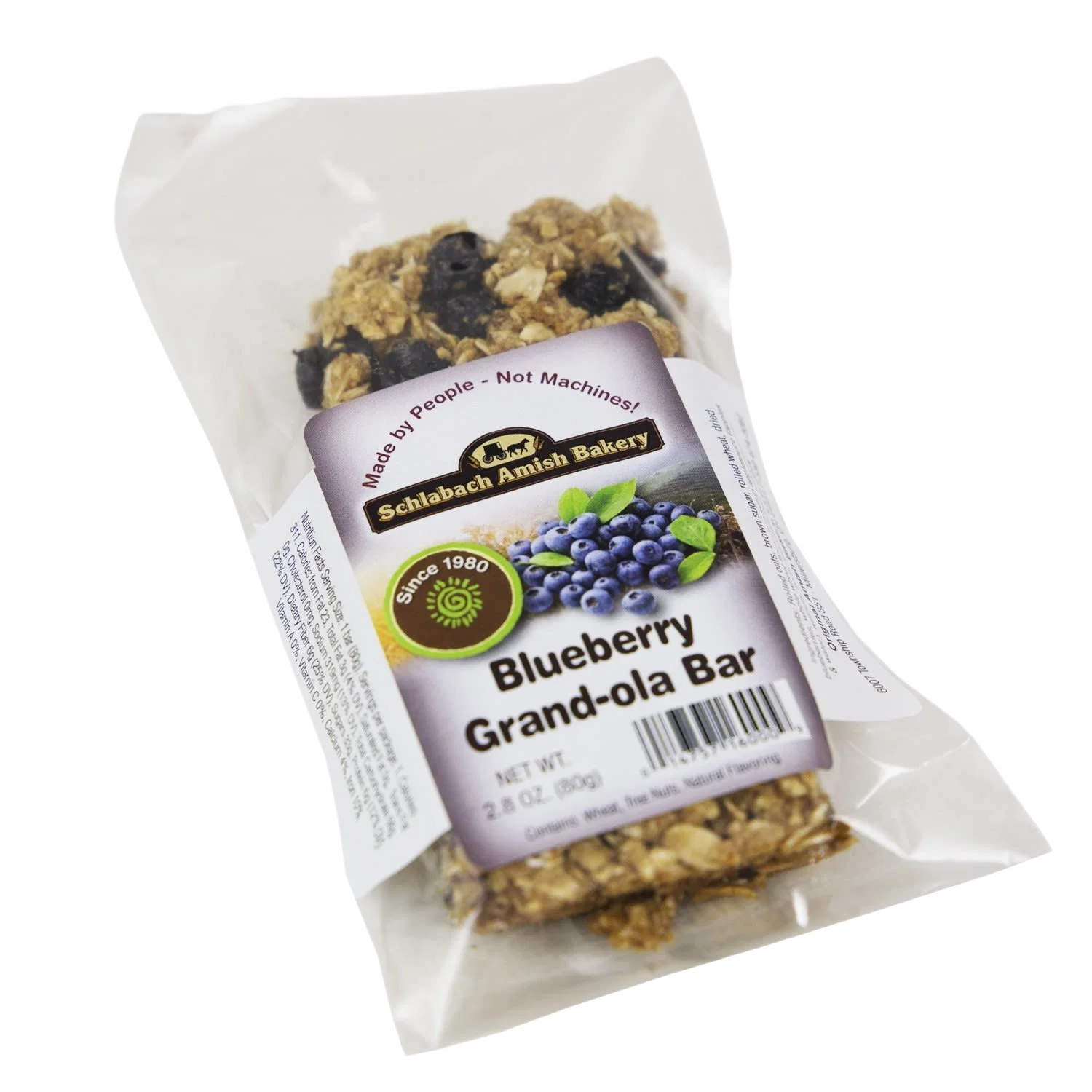 Versatile Schlabach's Amish Bakery Blueberry Grand-Ola Bar 2.8 oz. Dependable