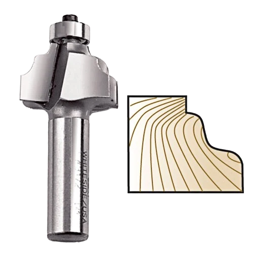 Trendy Whiteside Wavy Edge Bit 1 2 in. SH x 1 8 in. R Carefully Designed
