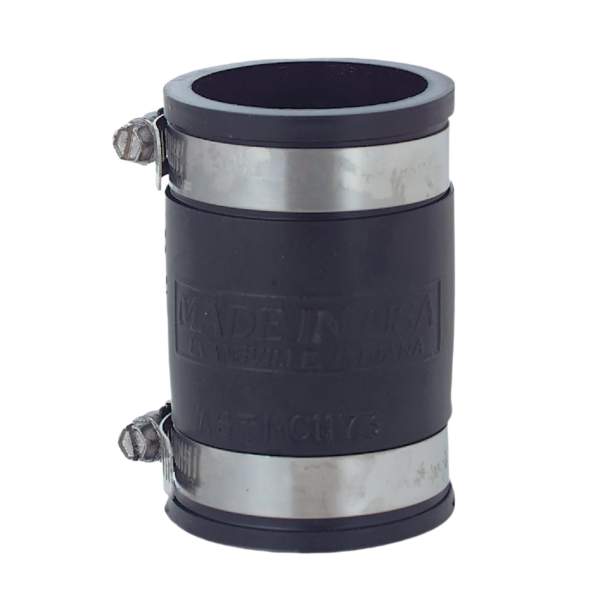 Durable Fernco 1-1 2 In. Plastic to Plastic PVC Flexible Coupling Refined