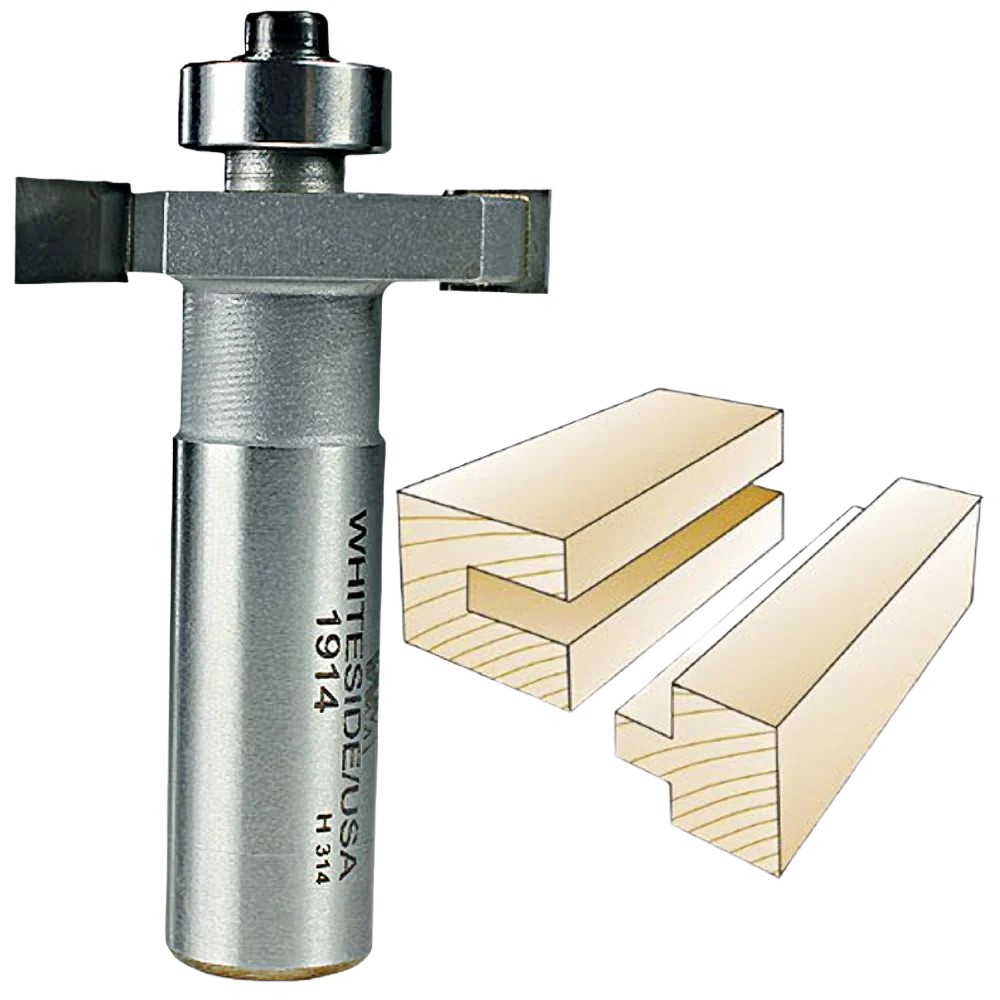 Dependable Whiteside Slotting Rabbeting Bit 1 2 in. SH x 1 4 in. CL x 3 8 in. CD Verified