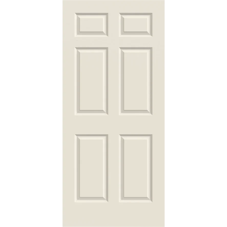 Artisan Jeld-Wen 32 x 80 Textured Colonist Hollow Core Pre-Hung Interior Door LH Elegant