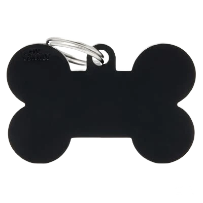 Convenient MyFamily XL Black Bone ID Tag Fashionable